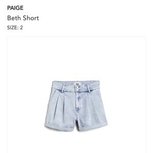 PAIGE Beth Short